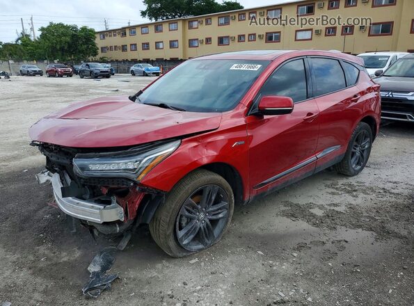5J8TC2H66ML044227 2021 ACURA RDX Red უკანა მარცხენა