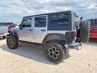 2017 Jeep Wrangler Unlimited Rubicon Silver vin: 1C4BJWFG2HL528615