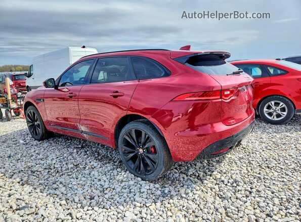 SADCM2BVXHA887803 2017 JAGUAR F-PACE Красный Задняя правая четверть
