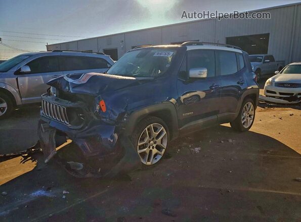 ZACNJCBB7MPM43262 2021 JEEP RENEGADE Blue Tył lewy