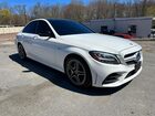 2019 Mercedes-benz C 43 Amg White vin: 55SWF6EB3KU284846