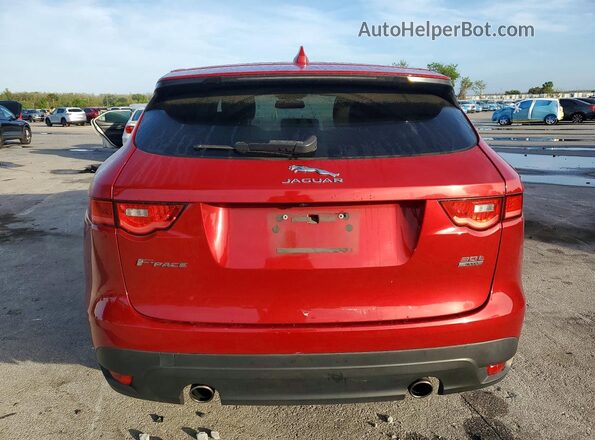 SADCJ2GXXJA235529 2018 JAGUAR F-PACE Красный Вид салона спереди