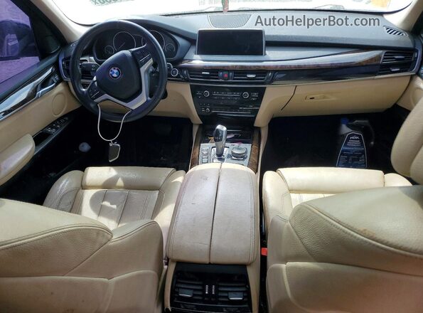 5UXKR0C5XG0P22915 2016 BMW X5 Белый Вид задней части салона
