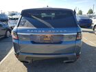 2019 Land Rover Range Rover Sport Hse Синий vin: SALWR2RV3KA426698