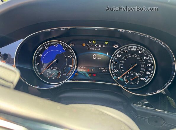 SJAAC2ZV6HC015264 2017 BENTLEY BENTAYGA Бирюзовый Вид щитка приборов