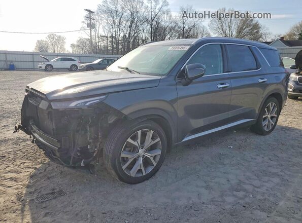 KM8R4DHE9MU278344 2021 HYUNDAI PALISADE Угольный Задняя левая четверть