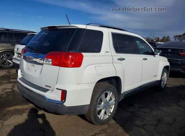 2GKFLUEK5H6150373 2017 GMC TERRAIN Белый Передняя правая четверть