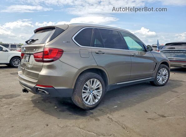 5UXKT0C39H0V95513 2017 BMW X5 Желто-коричневый Передняя правая четверть