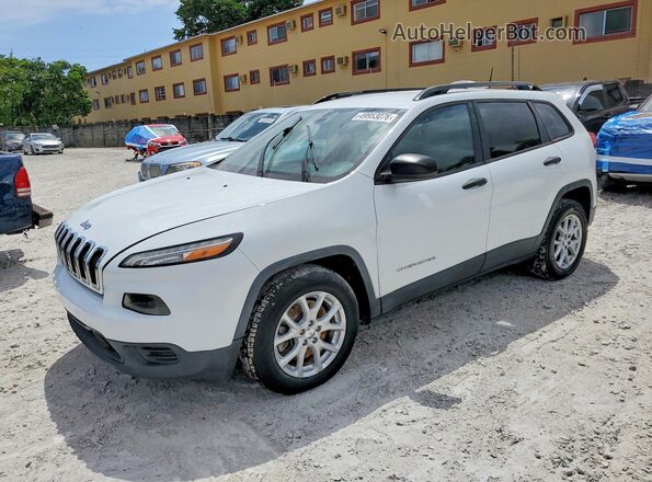 1C4PJLAB6GW234549 2016 JEEP CHEROKEE White Trasero izquierdo