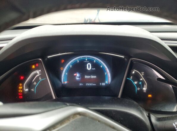 2HGFC1F75GH647318 2016 HONDA CIVIC Black Vista del cuadro de instrumentos