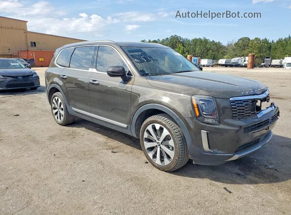 5XYP64HC5LG008967 2020 KIA TELLURIDE Brown Vista frontal