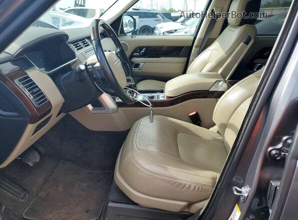 SALGS5RE0JA380479 2018 LAND ROVER RANGE ROVER Gray Widok deski rozdzielczej