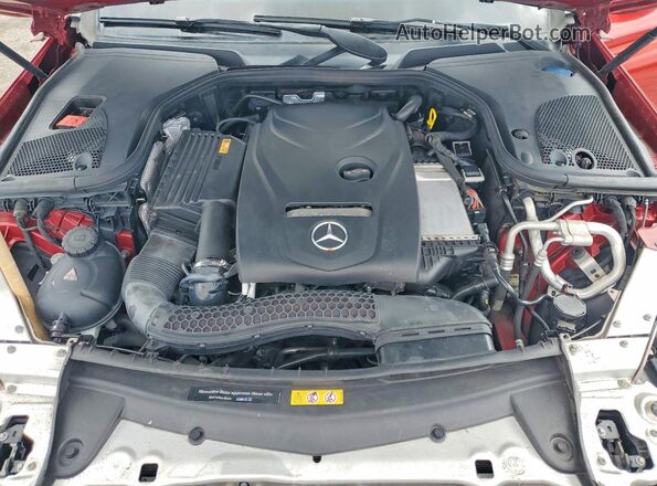 WDDZF4JB8HA031165 2017 MERCEDES-BENZ E Burgundy Вид підкапотного простору
