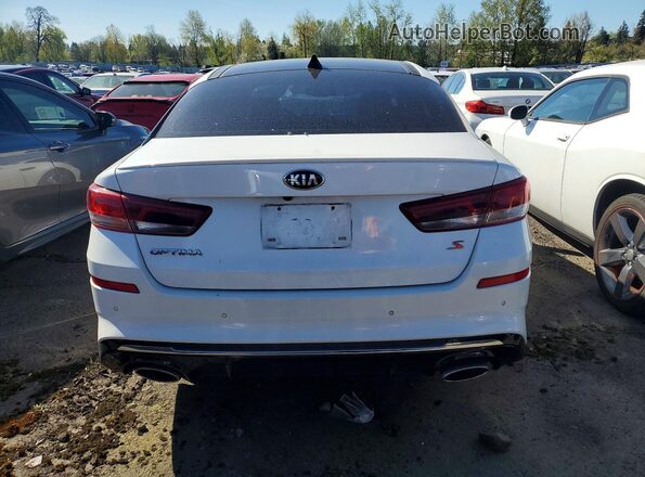 5XXGT4L36KG316829 2019 KIA OPTIMA Белый Вид салона спереди