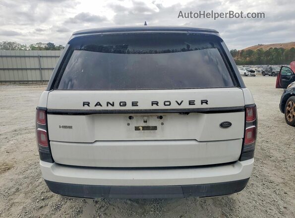 SALGS2SV2JA510125 2018 LAND ROVER RANGE ROVER Белый Вид салона спереди