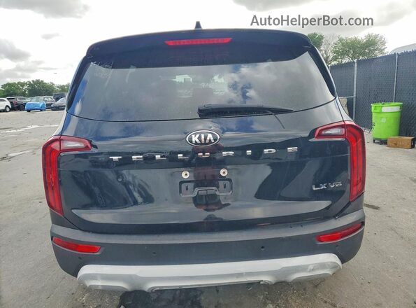 5XYP24HC3MG143877 2021 KIA TELLURIDE Black Widok wnętrza z przodu