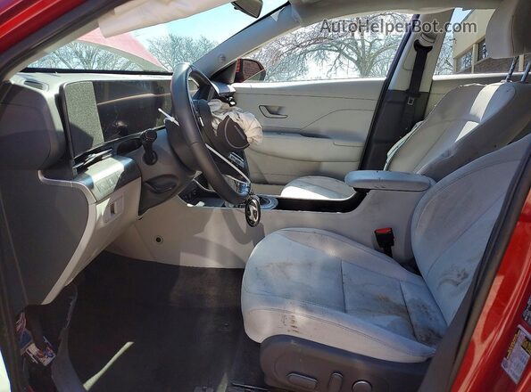 KM8HB3AB0SU307433 2025 HYUNDAI KONA Темно-бордовый Вид панели приборов