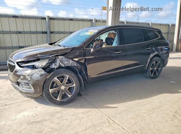 5GAERBKW1JJ217319 2018 BUICK ENCLAVE Коричневый Передняя левая четверть
