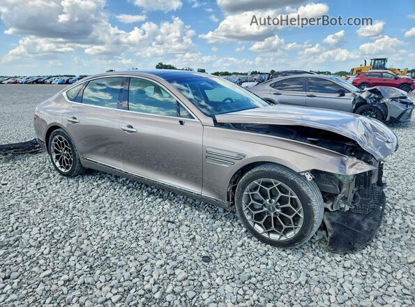 KMTGB4SC0MU046922 2021 GENESIS G80 Золотой Вид спереди