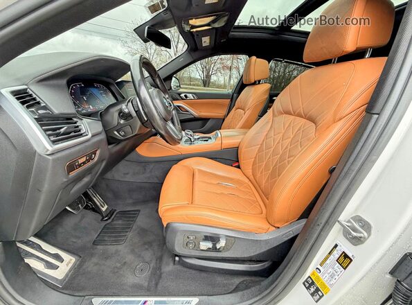 5UXCY6C05P9P51197 2023 BMW X6 Белый Вид подкапотного пространства