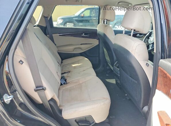 5XYPGDA38HG263093 2017 KIA SORENTO Black Widok komory silnika