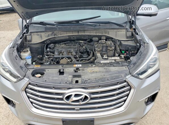 KM8SRDHF4KU300503 2019 HYUNDAI SANTA FE Gray Вид наклейки з VIN-кодом