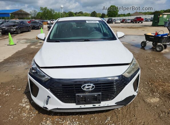 KMHC65LC8JU075792 2018 HYUNDAI IONIQ White Հետևի տեսք
