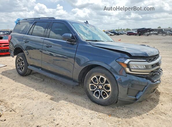 1FMJU1J8XREB06163 2024 FORD EXPEDITION Синий Передняя правая четверть