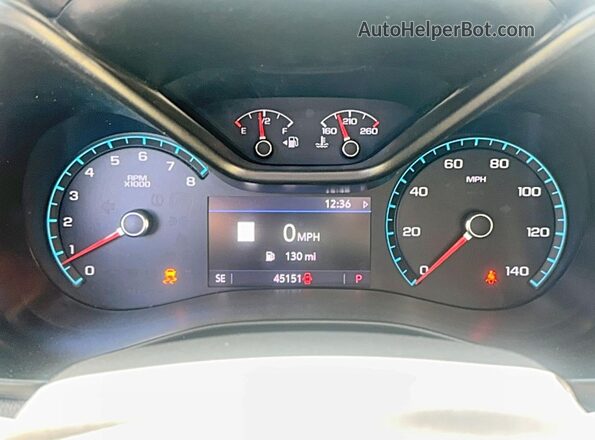 1GTG5EEN9M1171878 2021 GMC CANYON Черный Вид щитка приборов