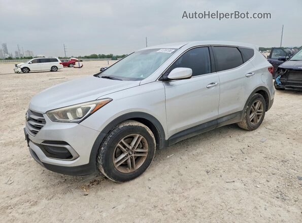 5XYZT3LB3HG433430 2017 HYUNDAI SANTA FE Серебряный Задняя левая четверть