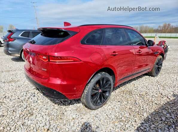 SADCM2BVXHA887803 2017 JAGUAR F-PACE Красный Передняя правая четверть