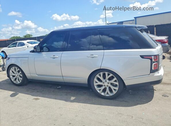 SALGS2SV6KA516947 2019 LAND ROVER RANGE ROVER Серебряный Задняя правая четверть