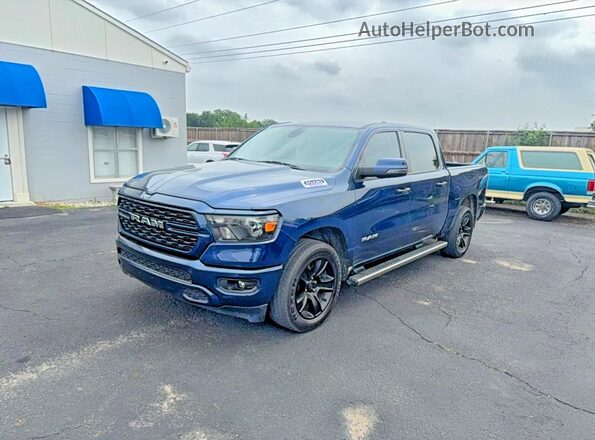 1C6RRFFG0PN529196 2023 RAM 1500 Синий Задняя правая четверть