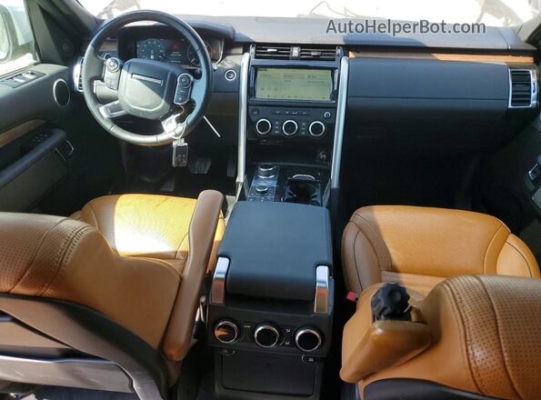 SALRR2RK9JA071201 2018 LAND ROVER DISCOVERY White Widok zestawu wskaźników