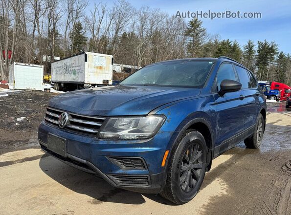 3VV0B7AX7LM015922 2020 VOLKSWAGEN TIGUAN Blue უკანა მარჯვენა