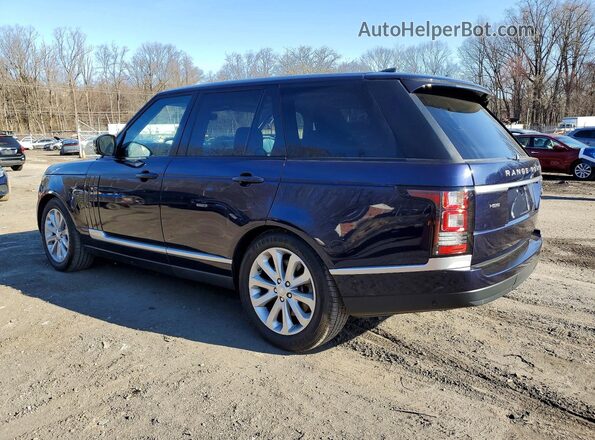 SALGS2FVXHA374475 2017 LAND ROVER RANGE Blue უკანა მარჯვენა