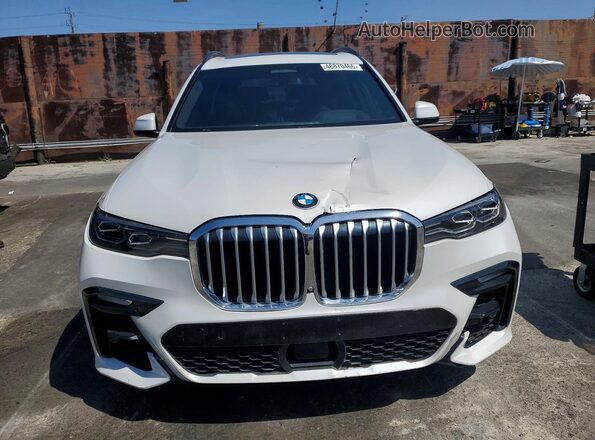 5UXCX4C55KLB39499 2019 BMW X7 Белый Вид сзади