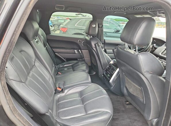SALWR2EF0GA579898 2016 LAND ROVER RANGE Black Widok wnętrza z tyłu