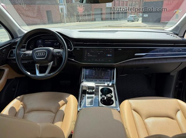WA1LXAF70LD001045 2020 AUDI Q7 Purple Սարքավորումների վահանակի տեսք