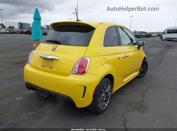 3C3CFFFH1HT621309 2017 FIAT 500 Желтый Задняя правая четверть