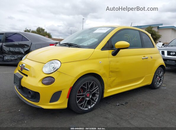 3C3CFFFH1HT621309 2017 FIAT 500 Желтый Вид спереди