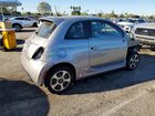 2017 Fiat 500 Electric Silver vin: 3C3CFFGE2HT575896