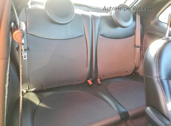 3C3CFFGE2HT575896 2017 FIAT 500 Silver უკანა სავარძლების ხედი