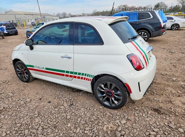 3C3CFFKH8JT425654 2018 FIAT 500 White Trasero izquierdo