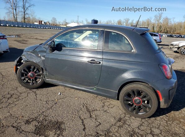 3C3CFFKH9JT377775 2018 FIAT 500 Серый Задняя левая четверть