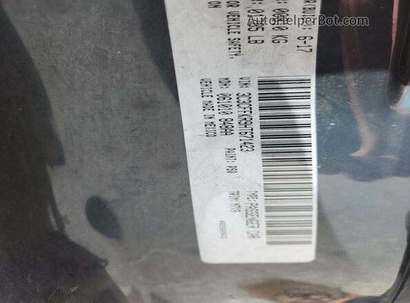 3C3CFFKR9HT671423 2017 FIAT 500 Gray Вид підкапотного простору