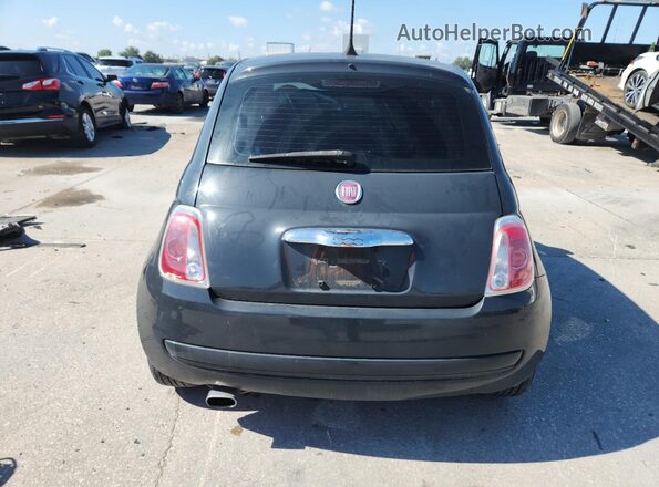 3C3CFFKR9HT671423 2017 FIAT 500 Gray Вид ззаду