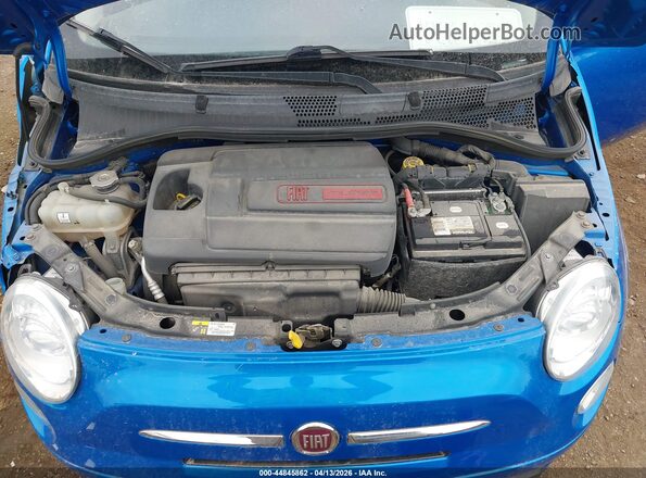 3C3CFFLR1HT698131 2017 FIAT 500C Blue Widok z tyłu