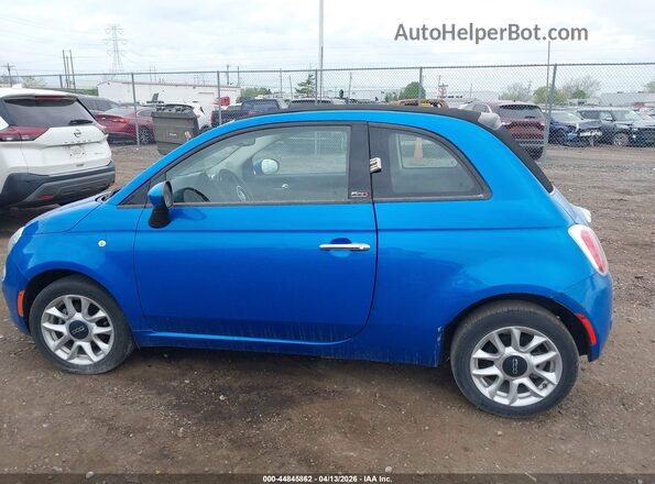 3C3CFFLR1HT698131 2017 FIAT 500C Blue Widok wnętrza 360 stopni