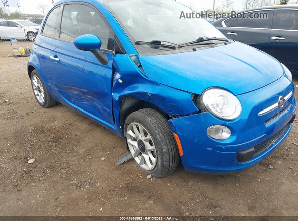 3C3CFFLR1HT698131 2017 FIAT 500C Blue Widok z przodu
